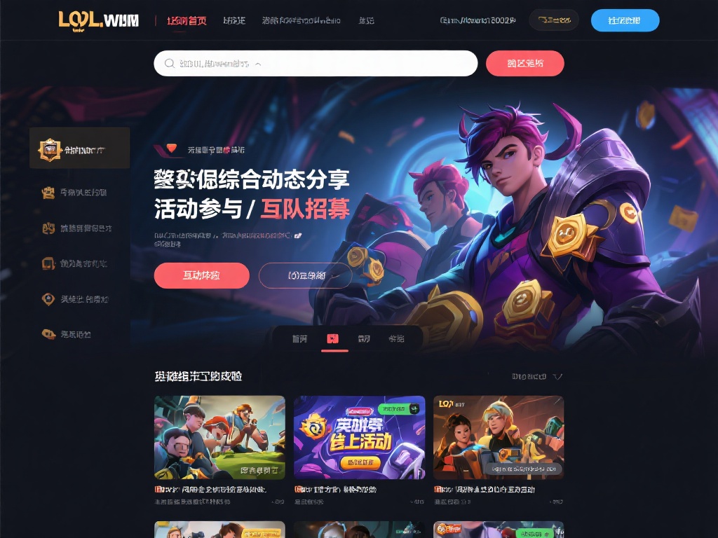 LOL官方网站社区交流,结交更多游戏伙伴 LOL官网首页的社区功能不仅仅是一个简单